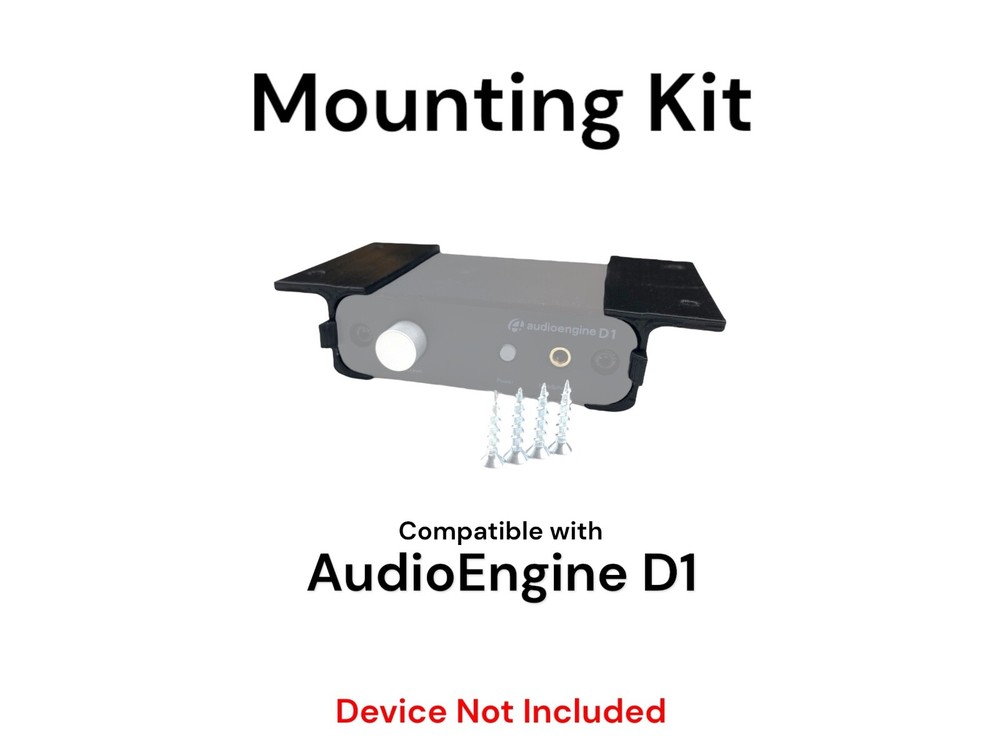 Desk Mount Kit for AudioEngine D1 Amp and Dac - Under Desk Mount Brackets