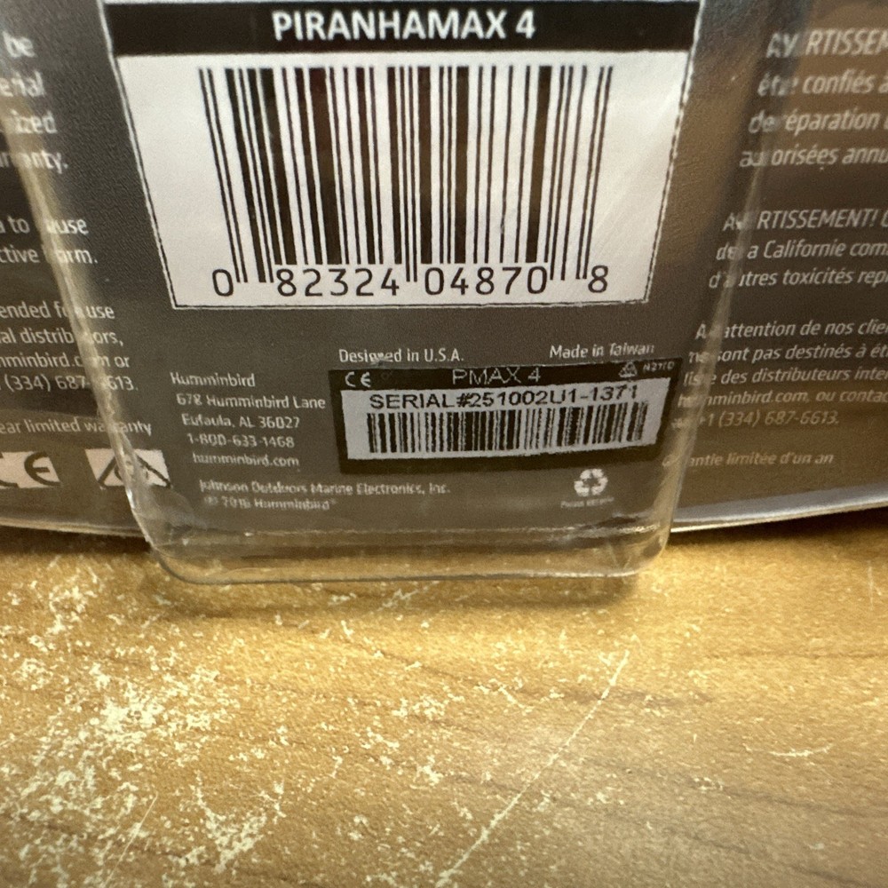 HUMMINBIRD PIRANHAMAX 4