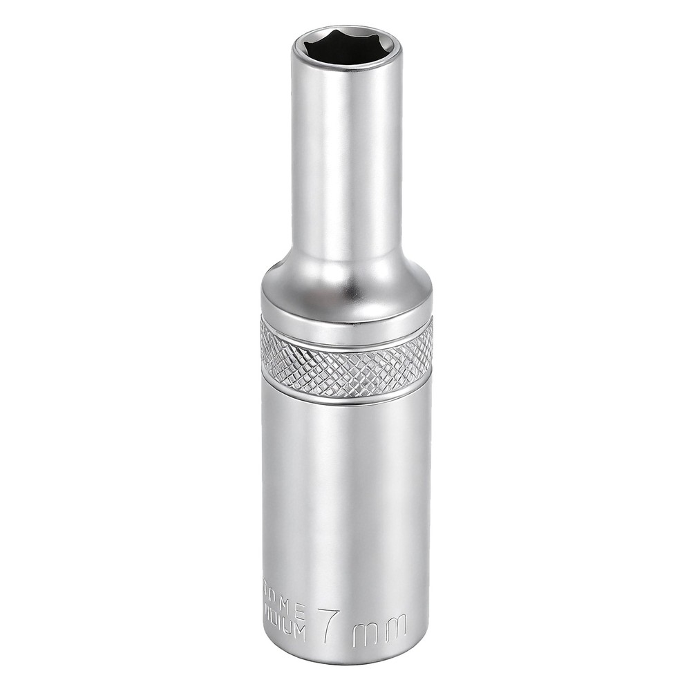 6 Points Deep Socket 3/8" Drive 7mm Nickel Plating Impact Socket 2.5" Long