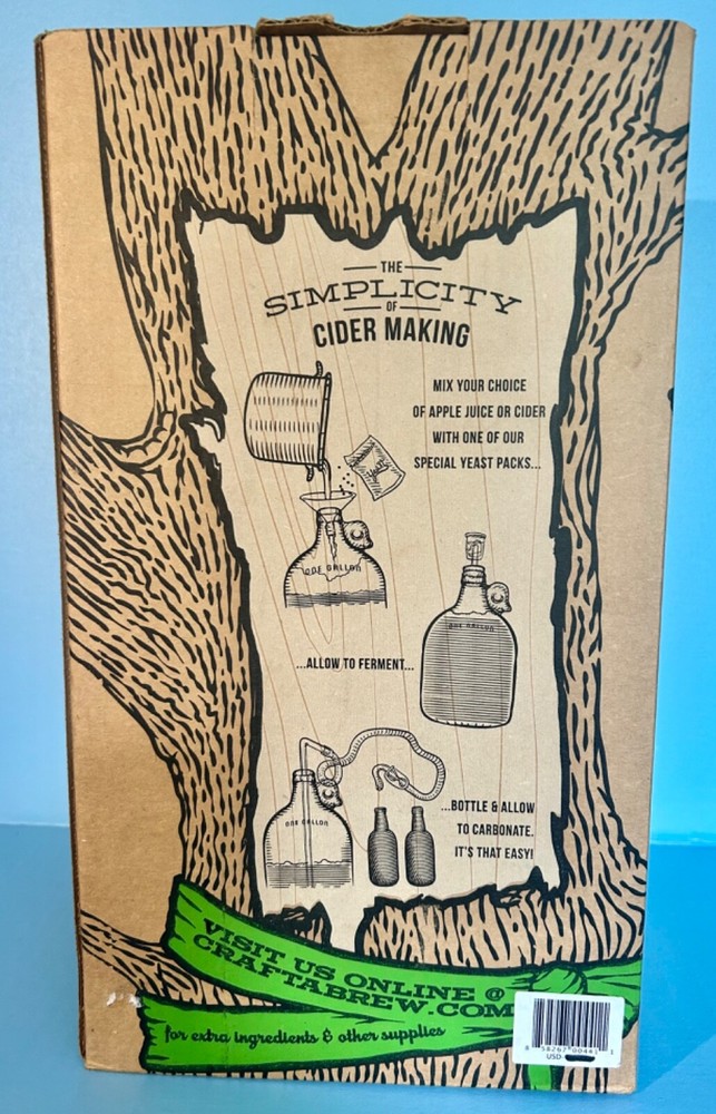 Nice *NIB* Craft A Brew Hard Cider Brewing Kit, Never Opened