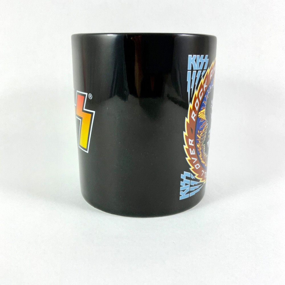 KISS Rock And Roll Over Coffee Mug 2010 Live Nation Merchandise Black