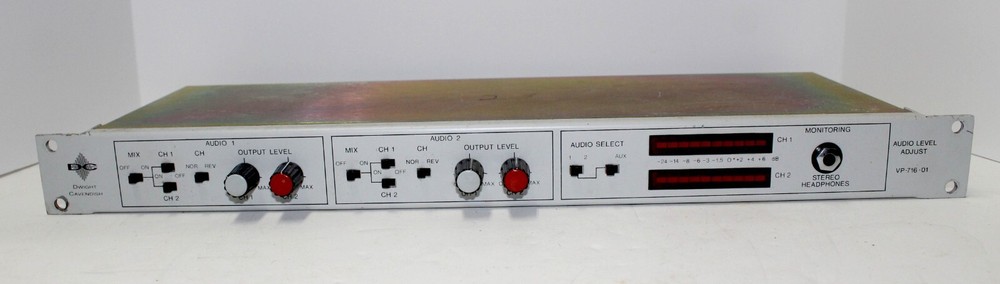 DWIGHT CAVENDISH VP-716-01 AUDIO LEVEL ADJUST & MIXER #2