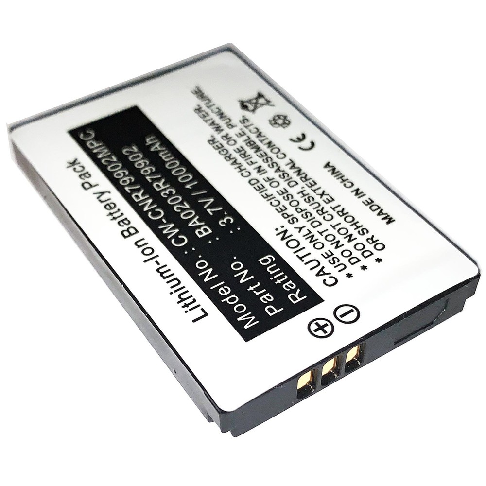 Battery for Creative BA20203R79902 Nomad Jukebox Zen 331A4Z20DE2D +Microfiber