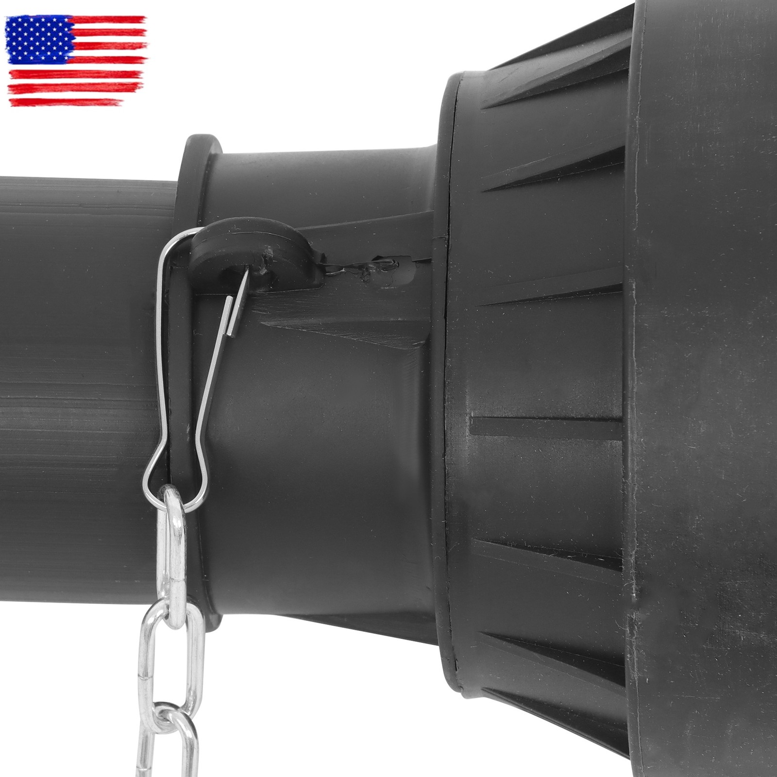 PTO Shaft PTO Driveshaft for Tractor 1-3/8" Spline/Round Ends 30-39" Black