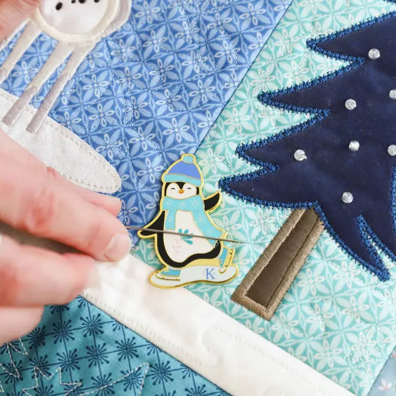 Enchanted Winter Needle Minder by KimberBell