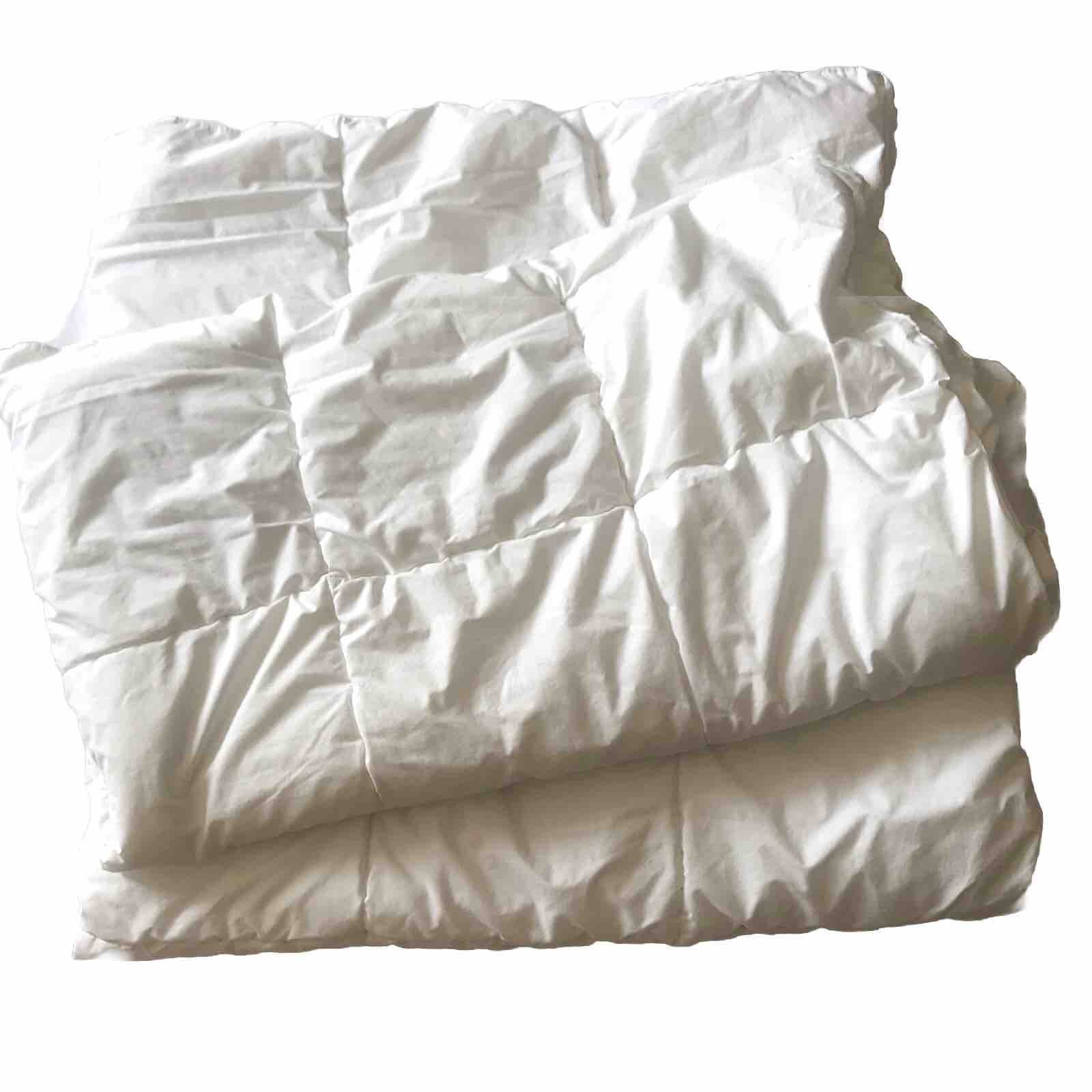 Pottery Barn PB Teen Premium Duvet Insert TWIN XL White Quilted Bedding EUC