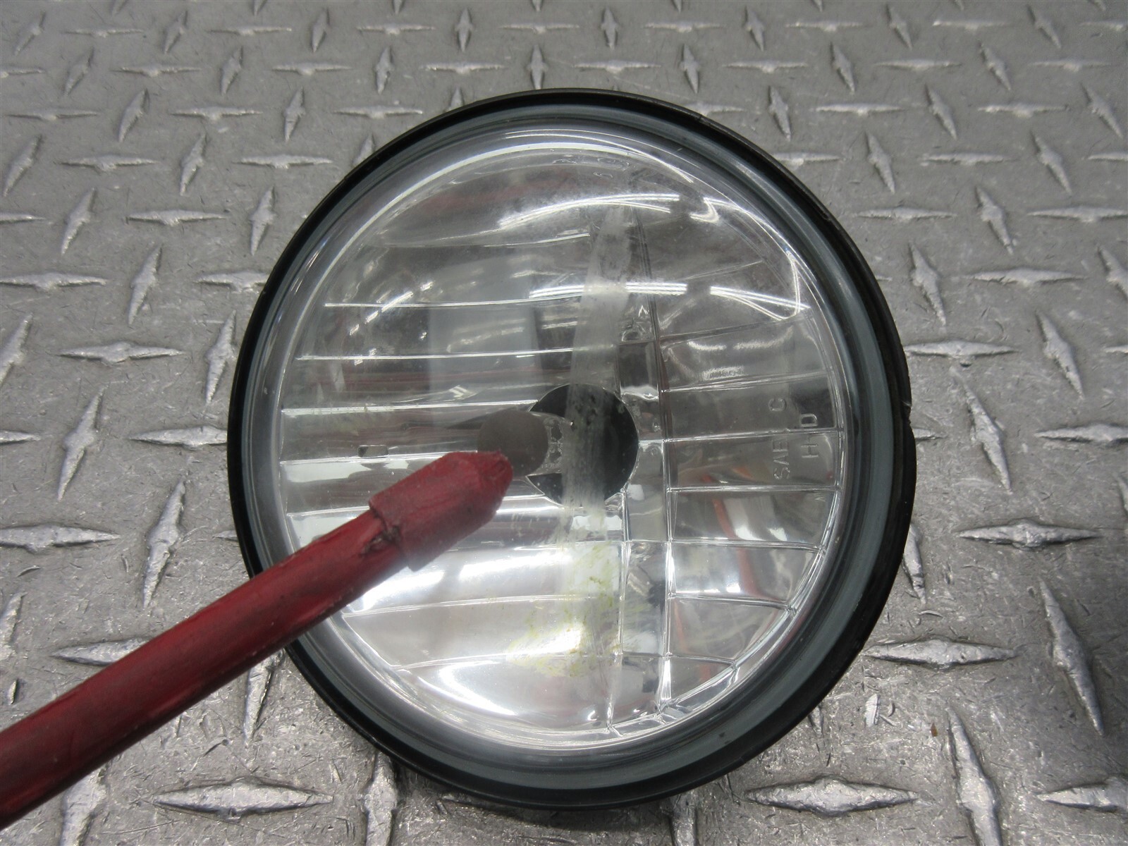 2008 Harley Davidson Road King Classic FLHRC Auxiliary Front Lights Lamps OEM