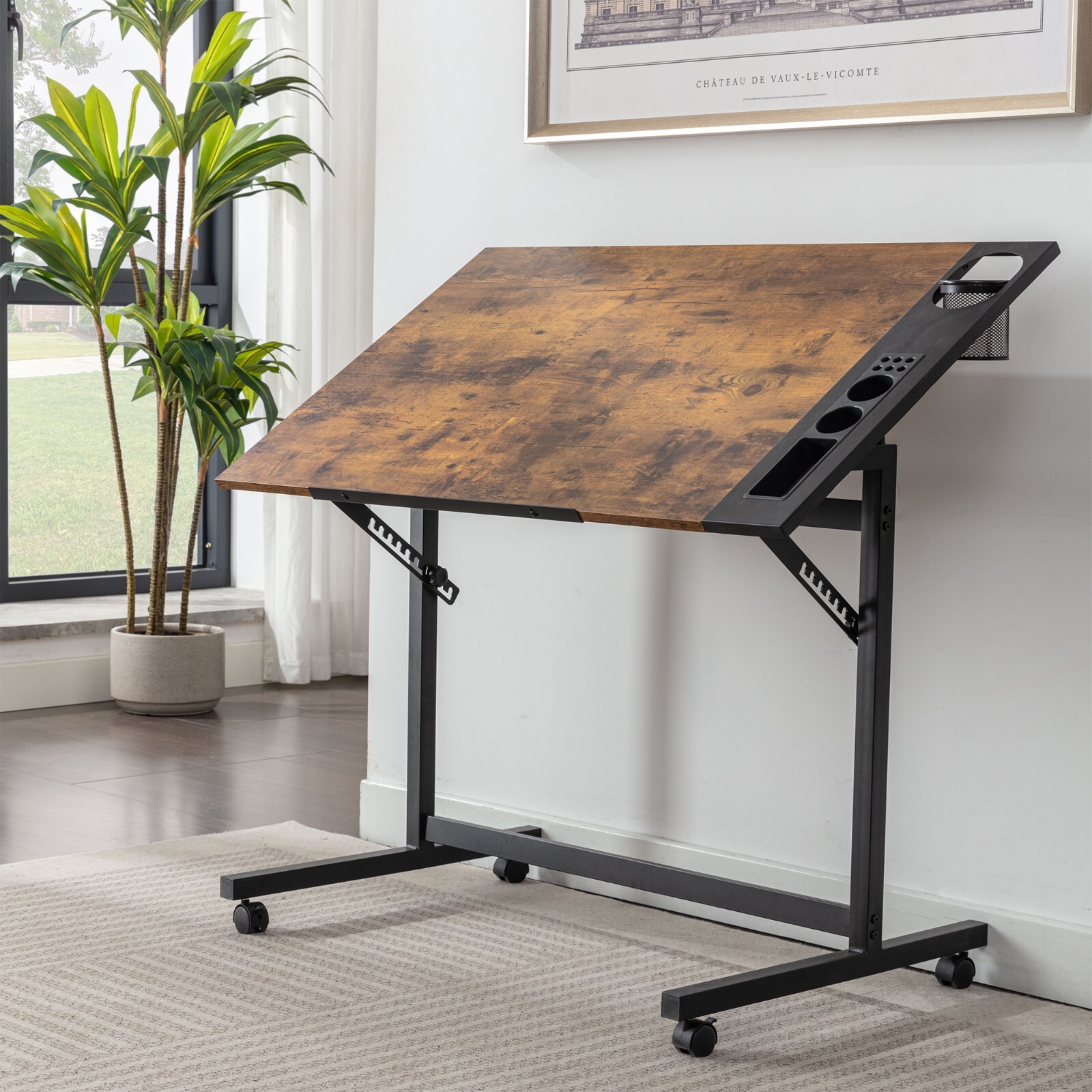 Drafting Table Tilting Tabletop Art Craft Desk Home Office Study Work Station