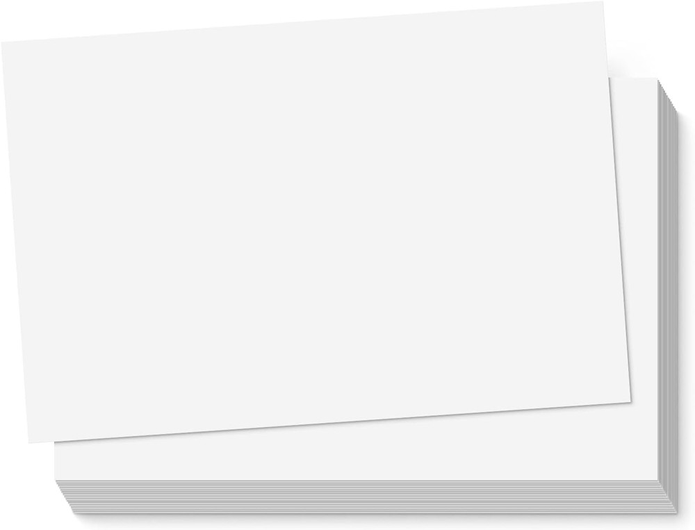 S&O 300Gsm 4X6” Postcard Paper Cardstock(Both Sides Blank) for Art or Clear Than