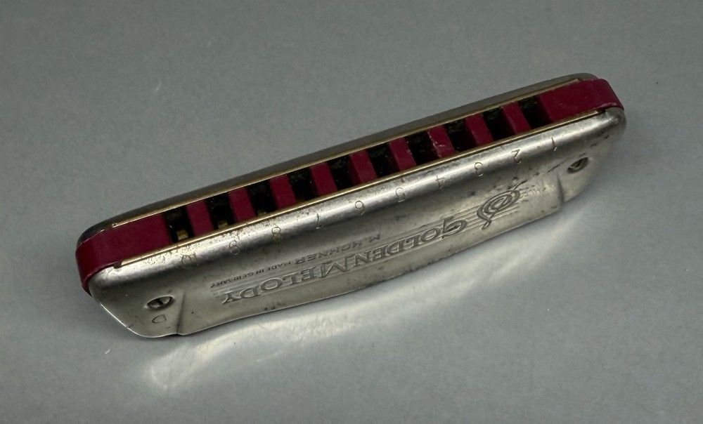 Vintage Hohner Golden Melody Harmonica