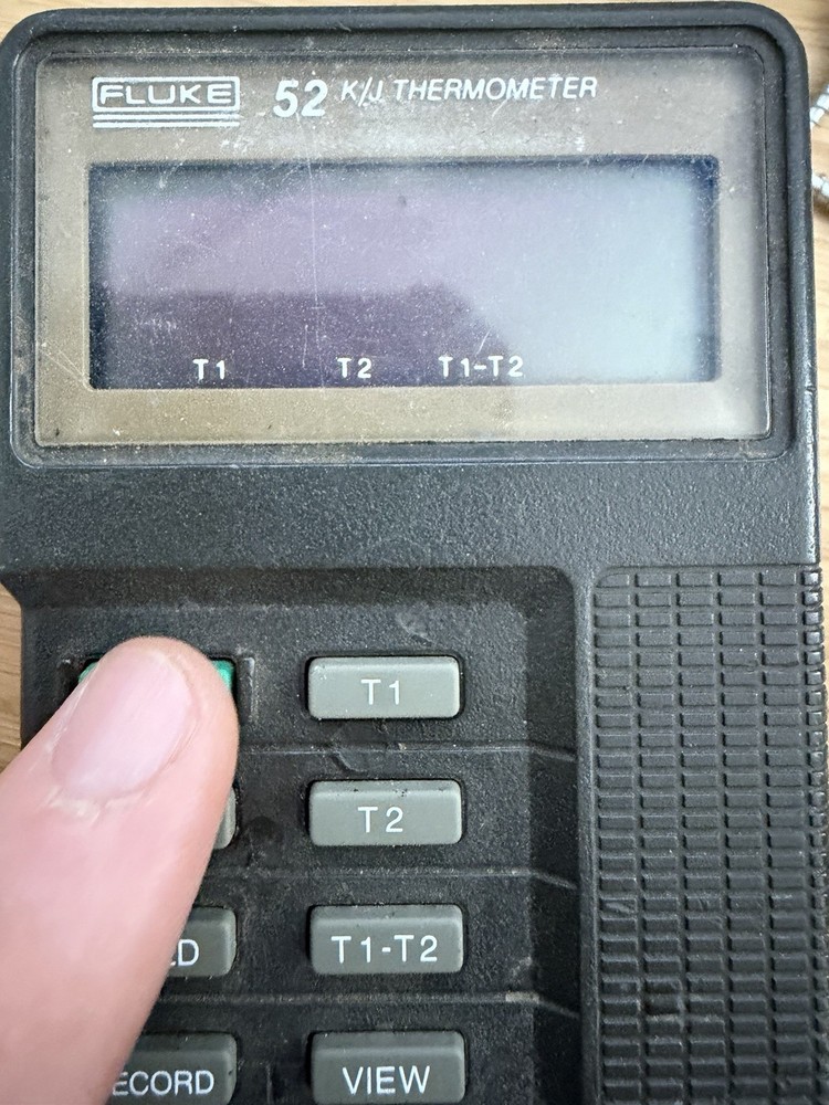 Fluke 52 K/J Thermometer – Hand Held Unit Only | Tested & Working