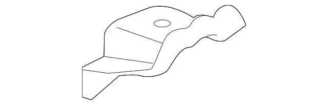 Genuine GM Driver Side Front Compartment Side Rail Bracket 23297975