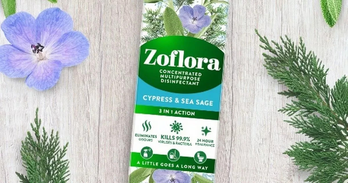 Zof-lora Concentrated Disinfectant Cypress &Sea Sage 120ml