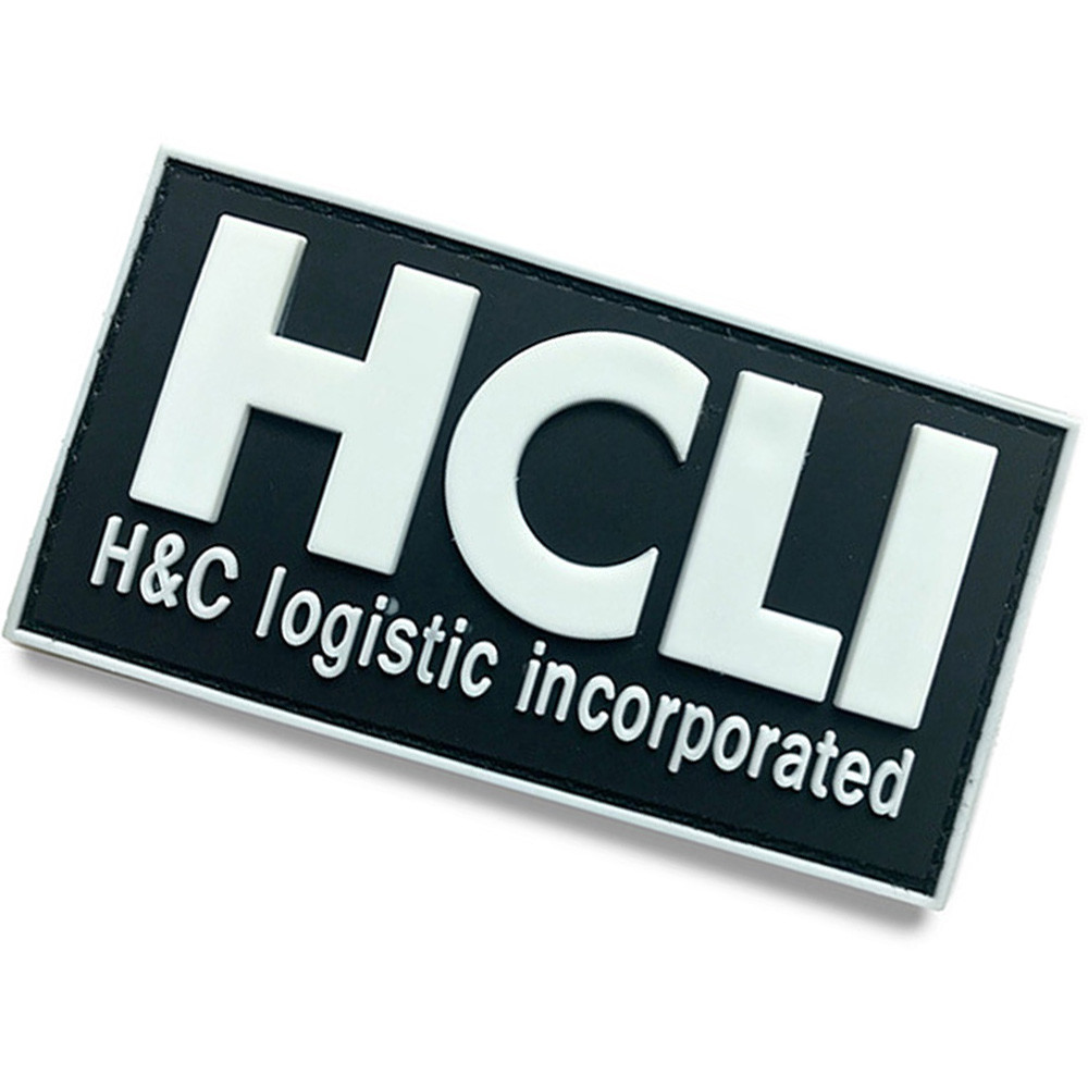 HCLI H&C LOGISTIC INCORPORATED USA ARMY PVC BADGE RUBBER TACTICAL HOOK PATCH *01