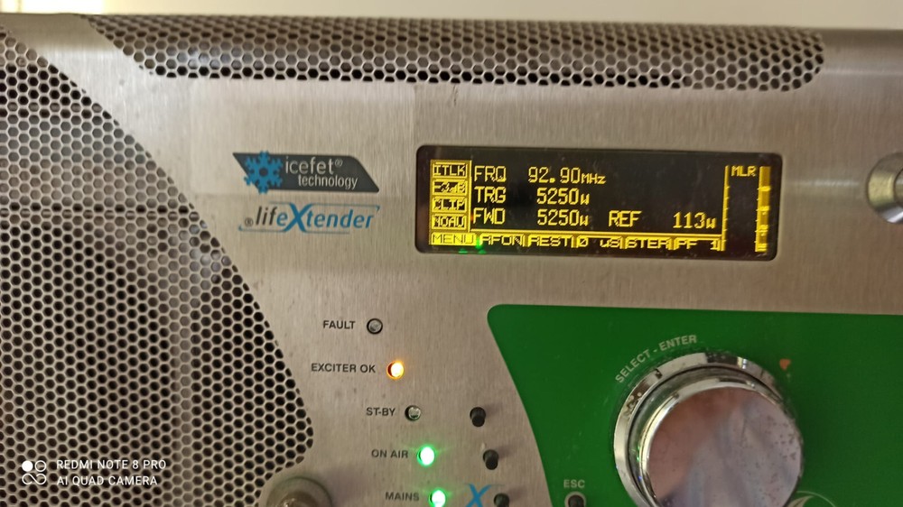 Broadcast Professional Elenos 5Kw ETG5000W FM Transmitter Wide Band - 88 108 Mhz