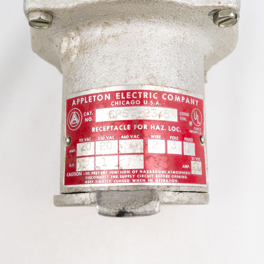Appleton Electric Co - CPSC-2375 Pin & Sleeve Receptacle