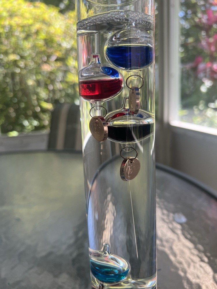 Approx. 12" Tall Galileo Thermometer