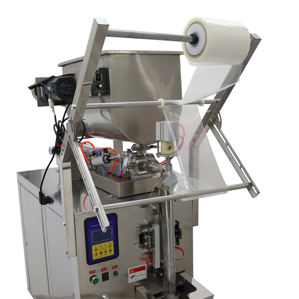 Automatic 10-100ml Quantitative Filling Machine w/ Horizontal Mixing Hopper 110V