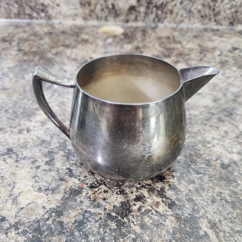 F B Roger Silver Co 1883 Silver On Copper Sugar & Creamer Set