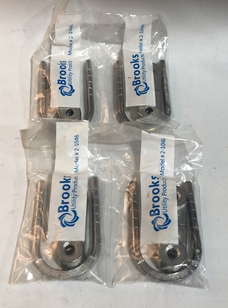 (QTY 4) Brooks Utility Products 2-1046 Single Use Keyless Padlock