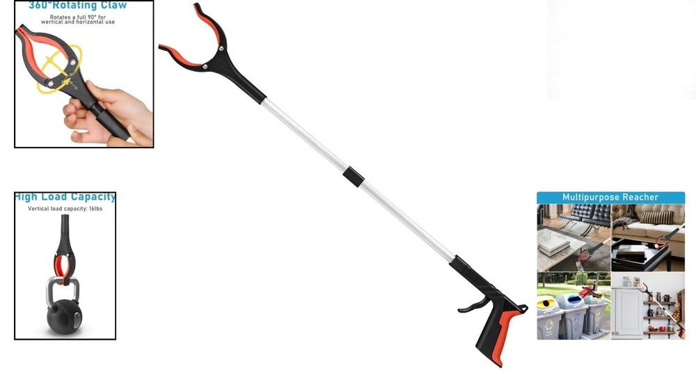 Folding Orange Grabber Tool - 32