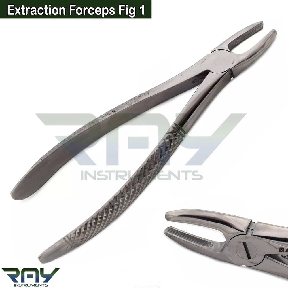 Dental Extraction Forceps Fig.1 Upper Root Incisors Tooth Extracting Plier