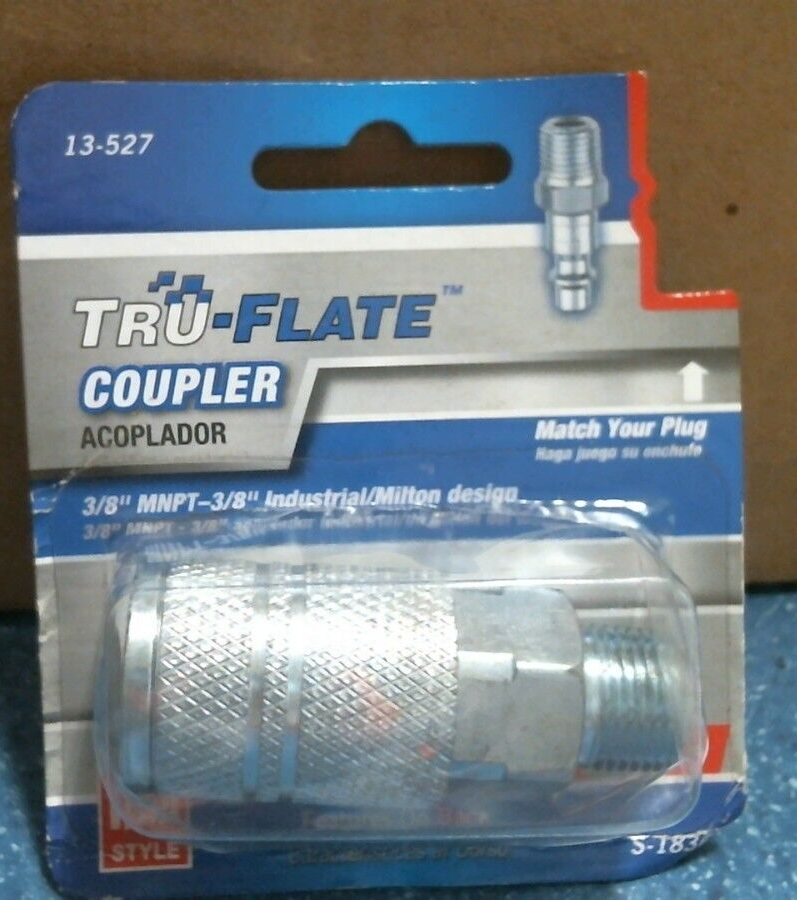 Tru-Flate Quick Change Coupler 3/8" MNPT (13-527) FS