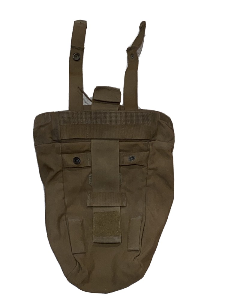 USMC Issue Marine Corps Mag Dump Pouch w/Barrel Lock ** Coyote ** Missing/Snap