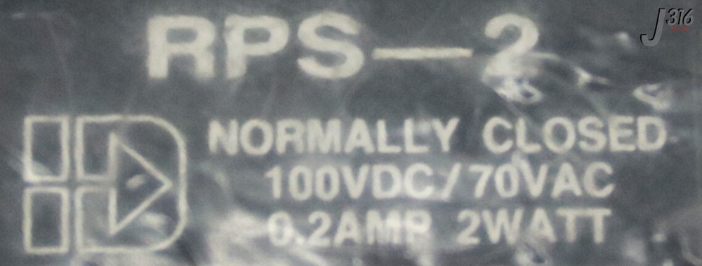 35594 IDC REED SWITCH, NORMALLY CLOSED, 0.2A 2W (NEW) RPS-2