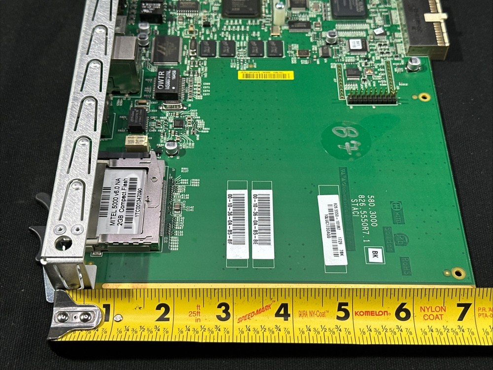 Mitel 5000 HX Controller Processor Module 580.3000 w/ 2 GB Compact Flash Card