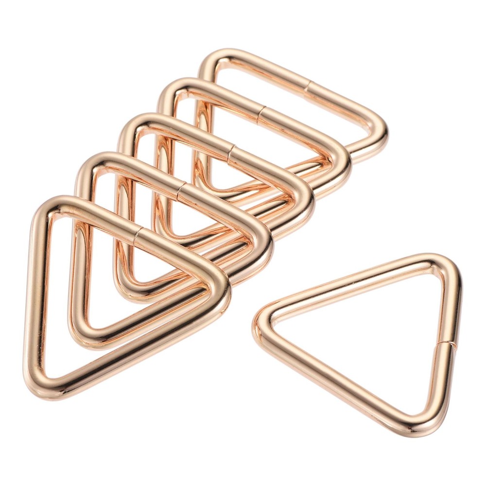 Metal Triangle Buckle 38mm Inner Gold Width 20pcs