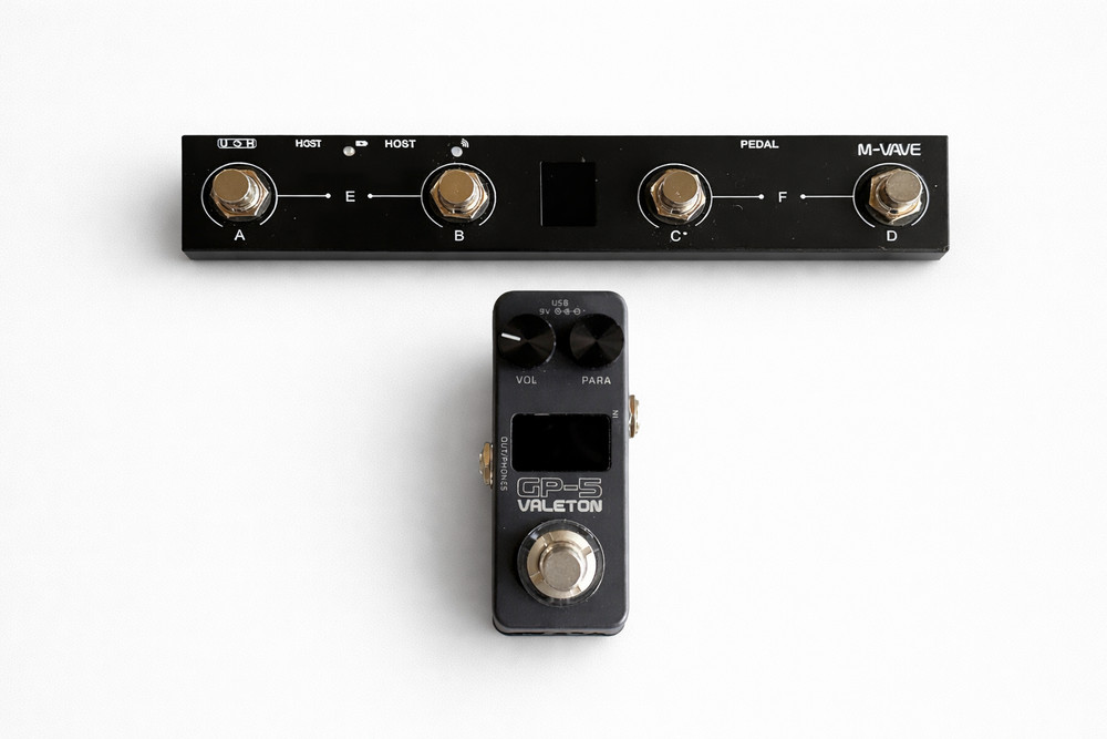 Valeton GP-5 Super Compact Multi-Effects Processor & M-VAVE Chocolate