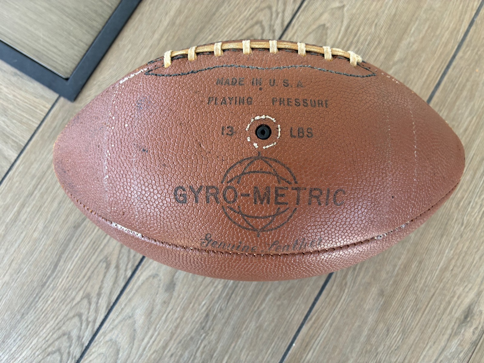 Vintage 1964 AFL American Football League Official Leather Football by Rawlings