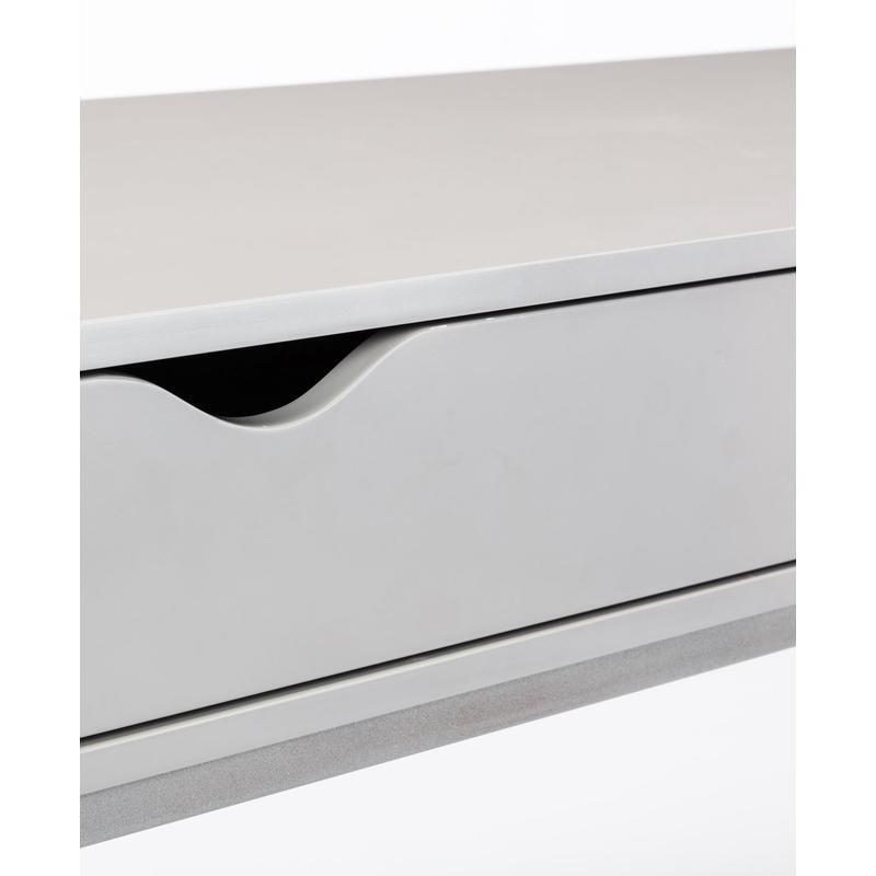 Writing Desk Console W/ 2 Drawers Rectangular Simple Compact Office Study Room