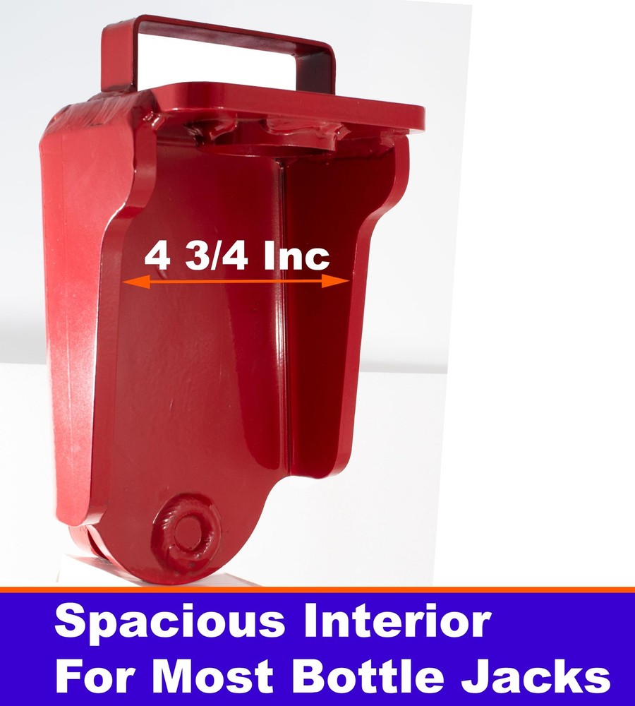 Shipping Container Jack Lug with U-Shaped Handle, Red