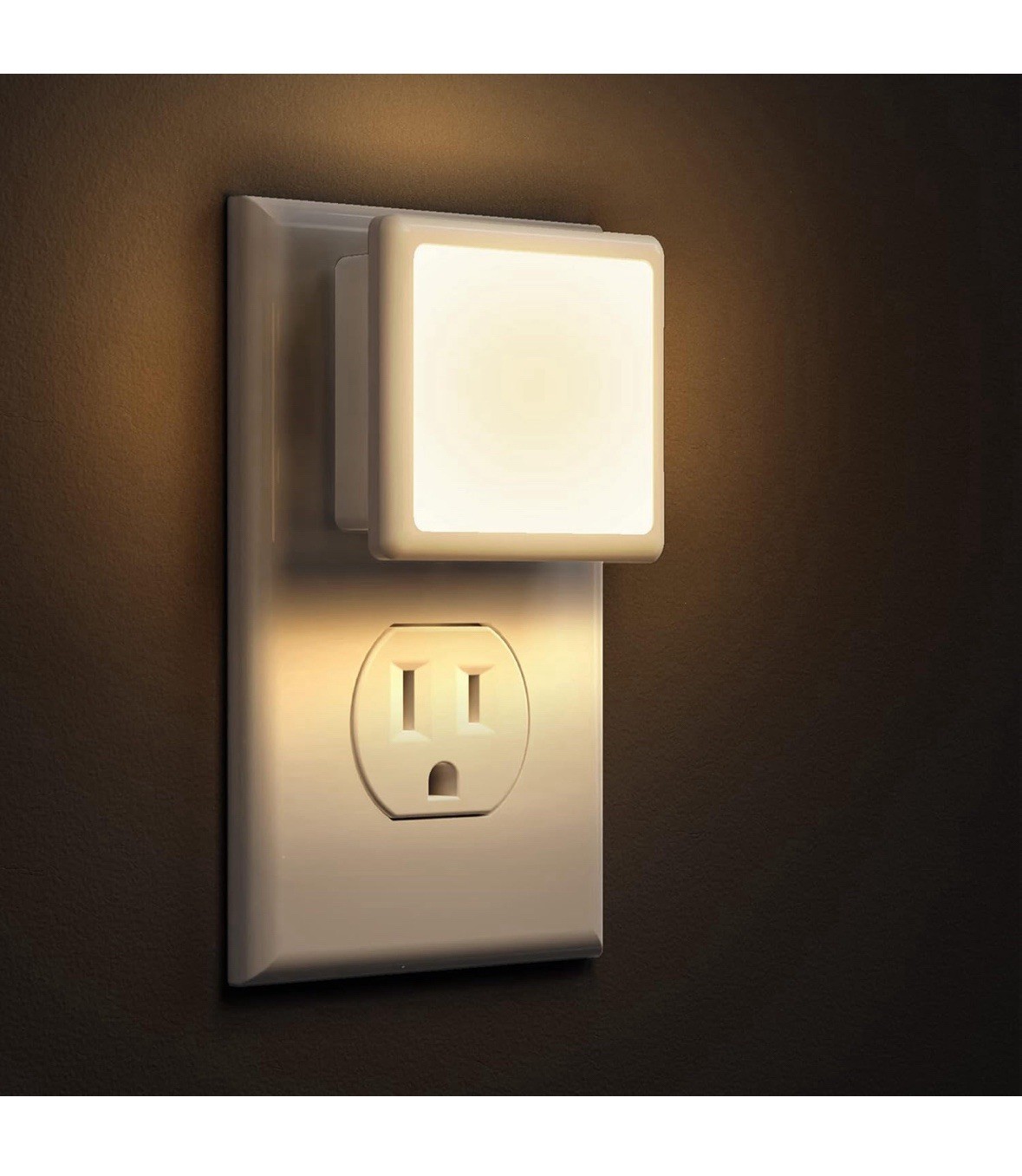 L LOHAS LED Night Lights Plug into Wall 2-Pack, 0.3W in 2 PACK, 3000K