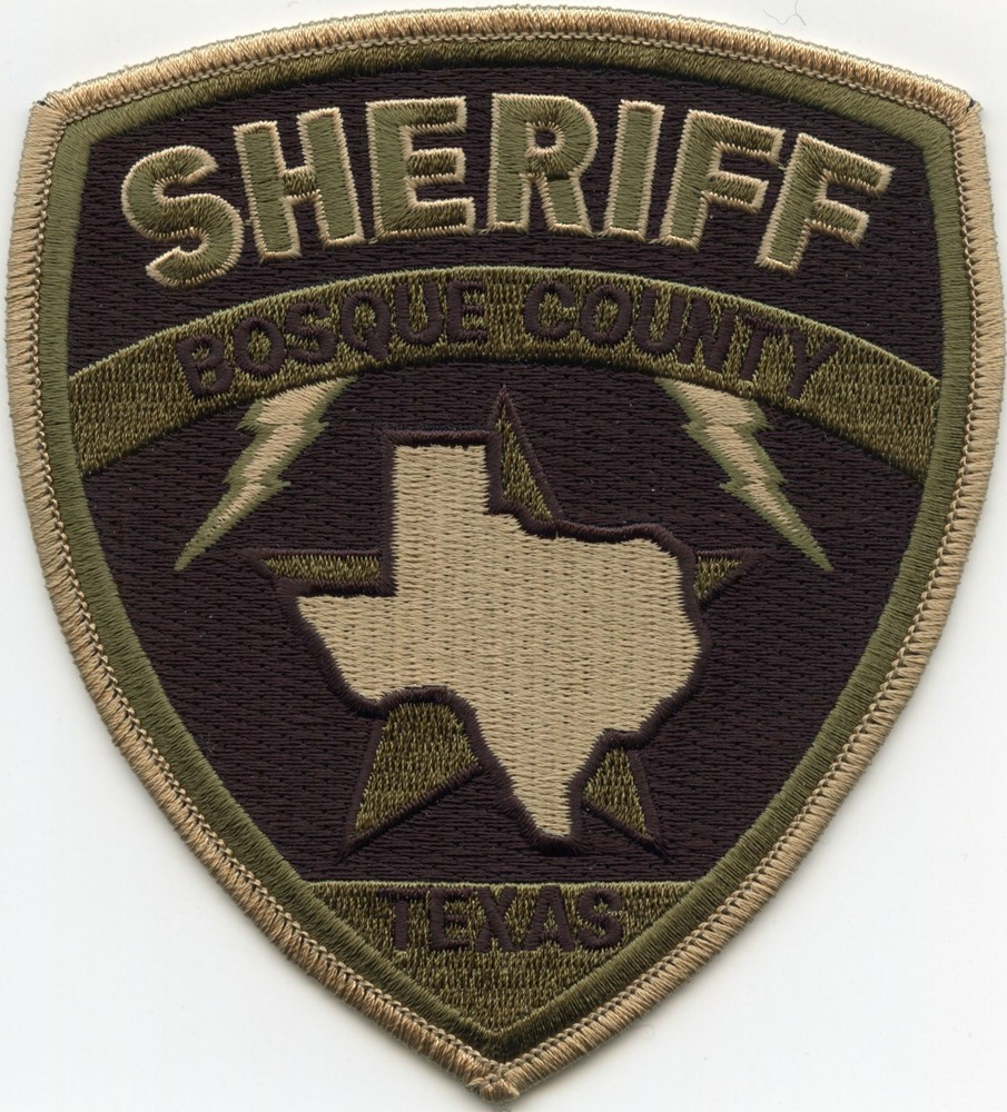 BOSQUE COUNTY TEXAS TX SHERIFF POLICE PATCH