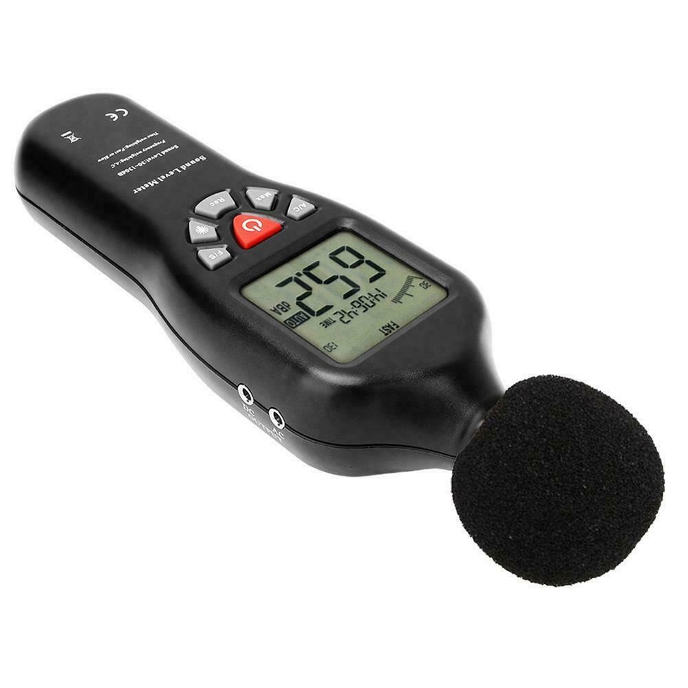 Sound Level Meter Data Logging Function 30dB~130dB Noise Tester Measuring Range