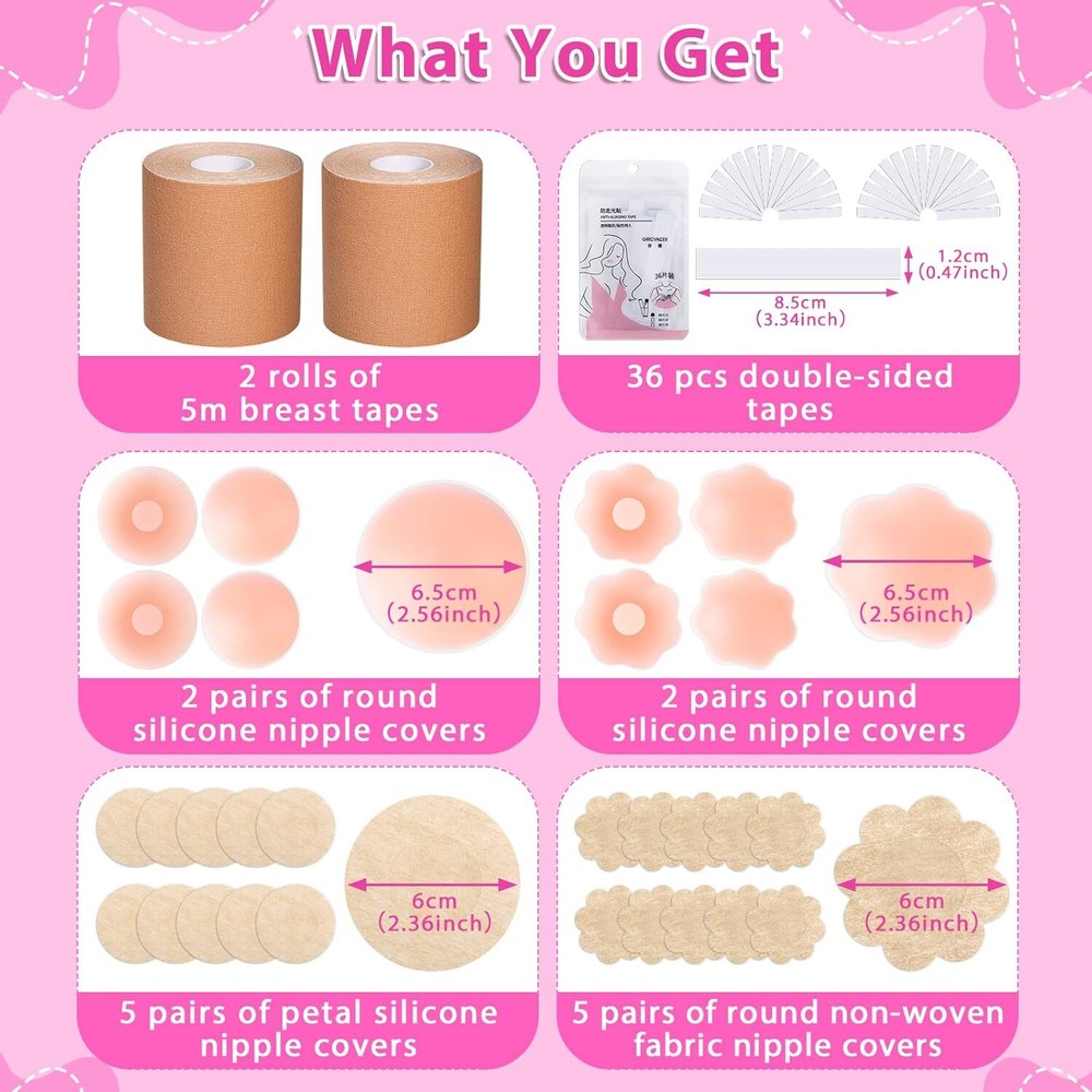 Breast Tape Lift Pink