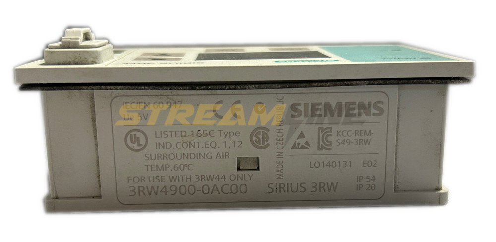 Siemens 3RW4900-0AC00 External Display/Control Module for SIRIUS soft starter