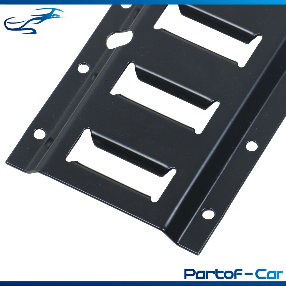 Black 5 Pack 96" E Track Rail Sections For Large Trailers And Vans Tie Down