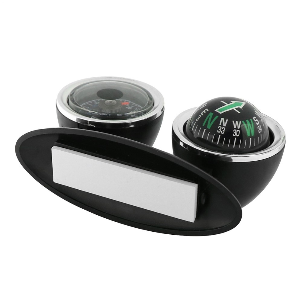 Dash Mount Compass Navigation Ball With Temperature Tester For Car