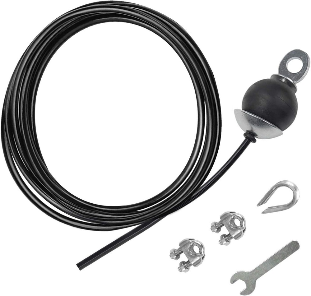 Versatile Gym Replacement Cable - 196" Adjustable Pulley Rope for Weight Lifting