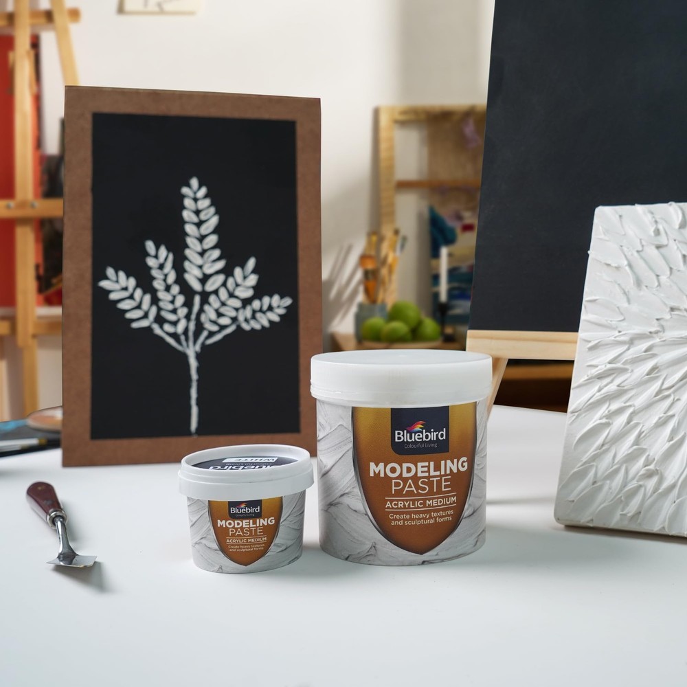 Thick Modeling Paste White 28.2 Oz / 800gm - High Density, Acrylic Medium for...