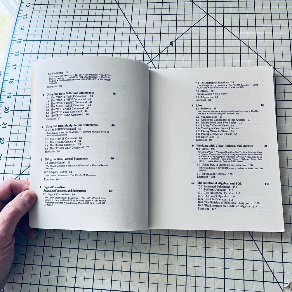 SQL The Structured Query Language Reference Guide 1988 IBM Vintage Computing