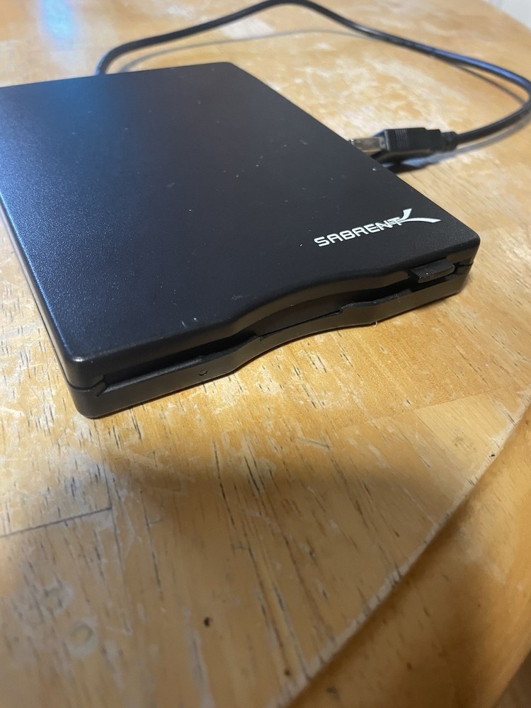 Sabrent USB Portable Diskette Drive FD-05PUB Untested