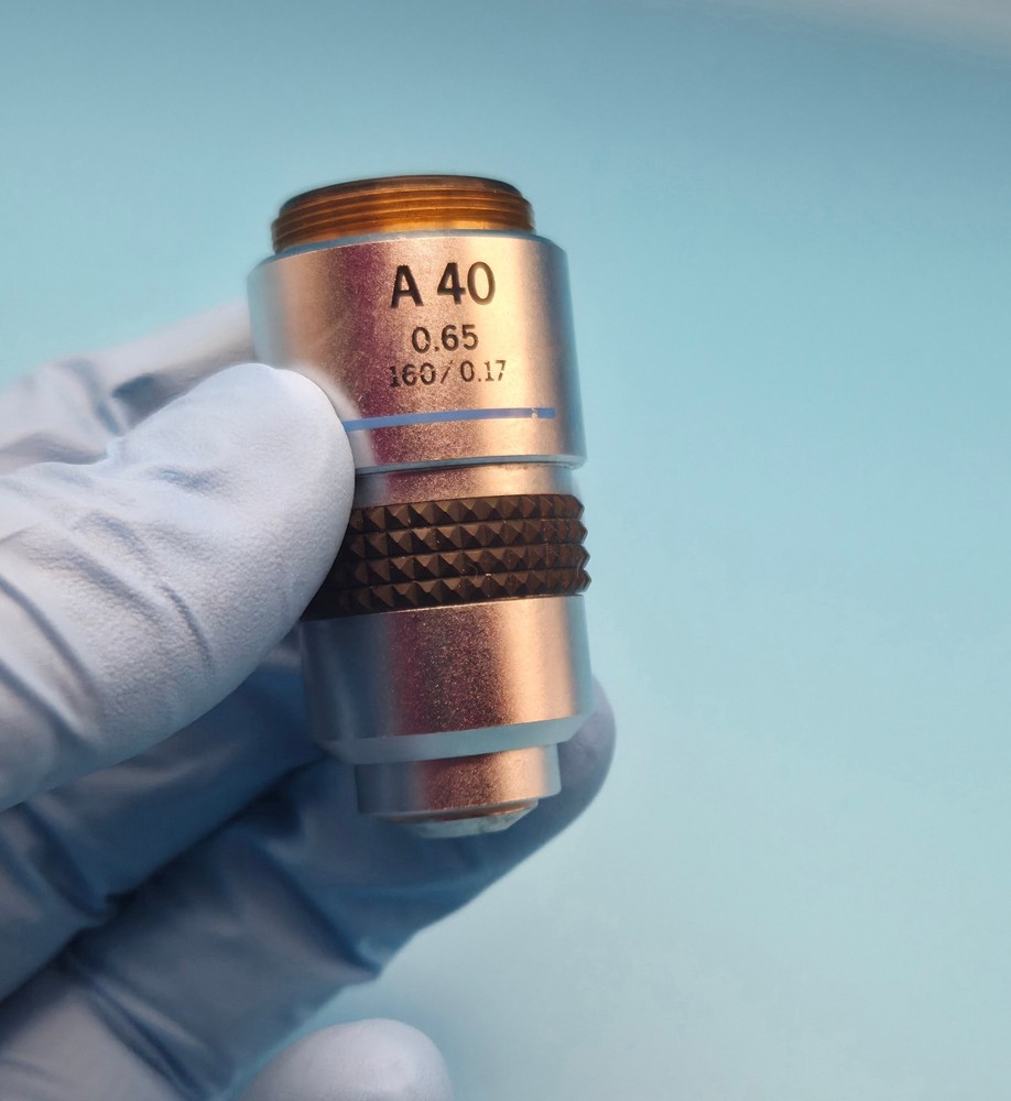 Olympus A 40 Microscope Objective 40x 0.65 160/0.17