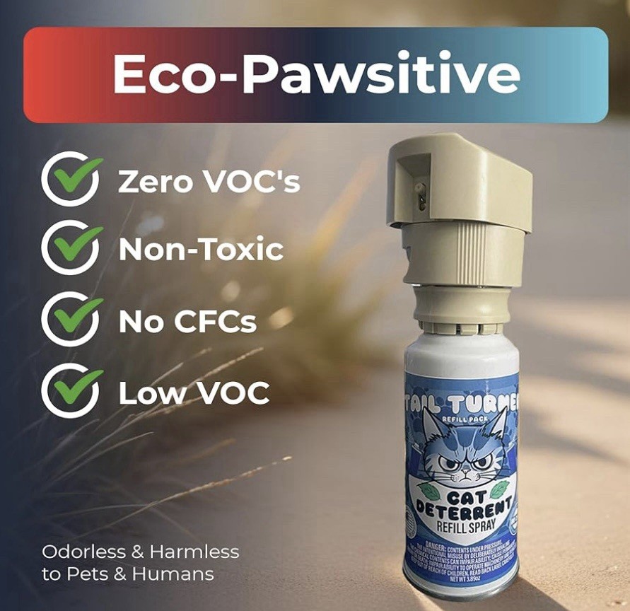 TailTurner Cat Deterrent Refill Spray Only (No Motion Sensor) 3.89oz SSSCat