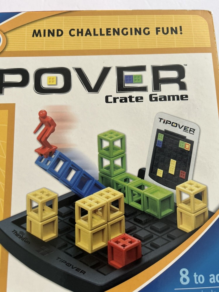 TIPOVER Crate Game ThinkFun Everyone Plays Sealed Toy Game