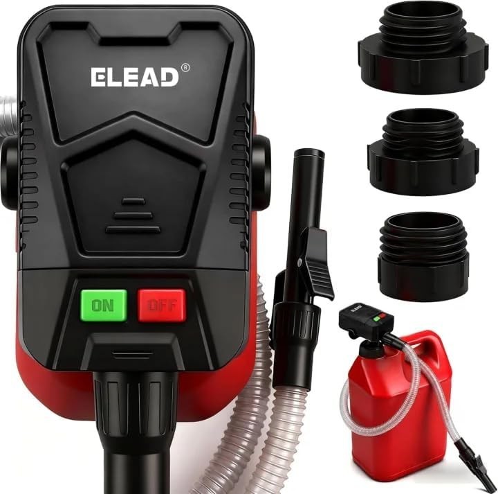 Automatic Fuel Transfer Pump with Auto-Stop Sensor(3.2 GPM), Battery Operated